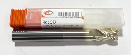 IMCO 16mm Carbide End Mill 3 Flute ZrN Coated 1.5mm Radius SL Streaker - 125 mm Overall Length