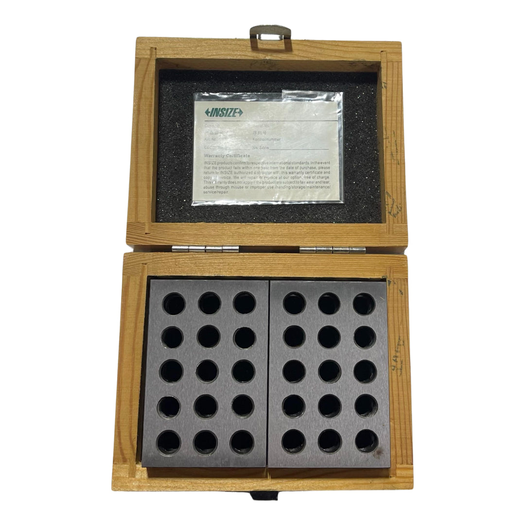 INSIZE 1-2-3 Block: +/- 0.0002″ Set of Two 6531-5