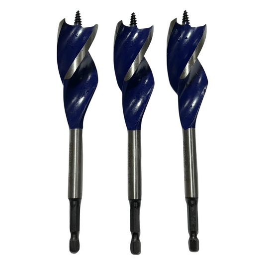Irwin 1-1/8" x 6" Speedbor Max Speed Drill Bits Ship Auger Bits 3 Pack