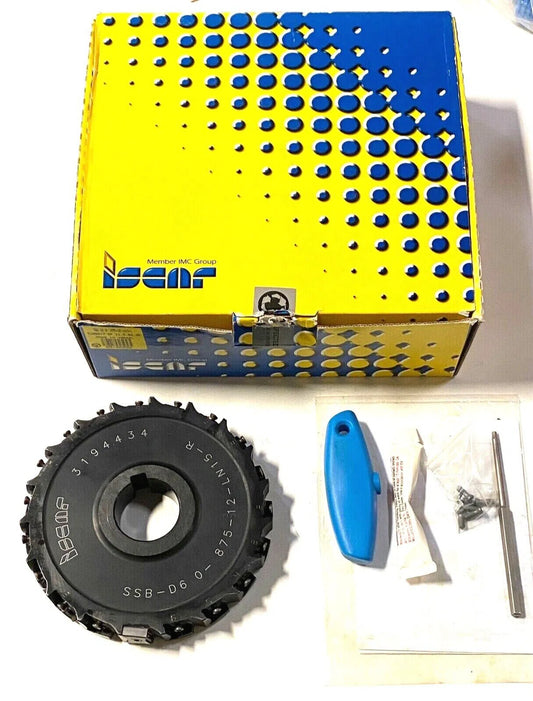 Iscar 6" Indexable Slotting Cutter Single Sided SSB D6.0-.875-12-LN15-L