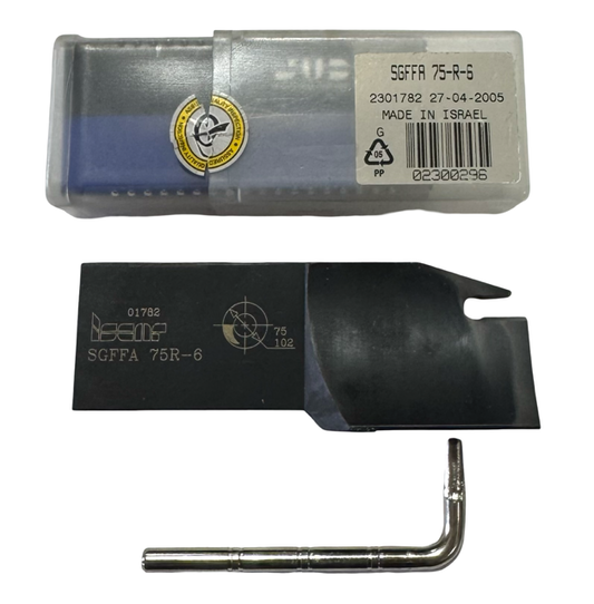 Iscar SGFFA 75-R-6 Face Groove Indexable Turning Tool Holder