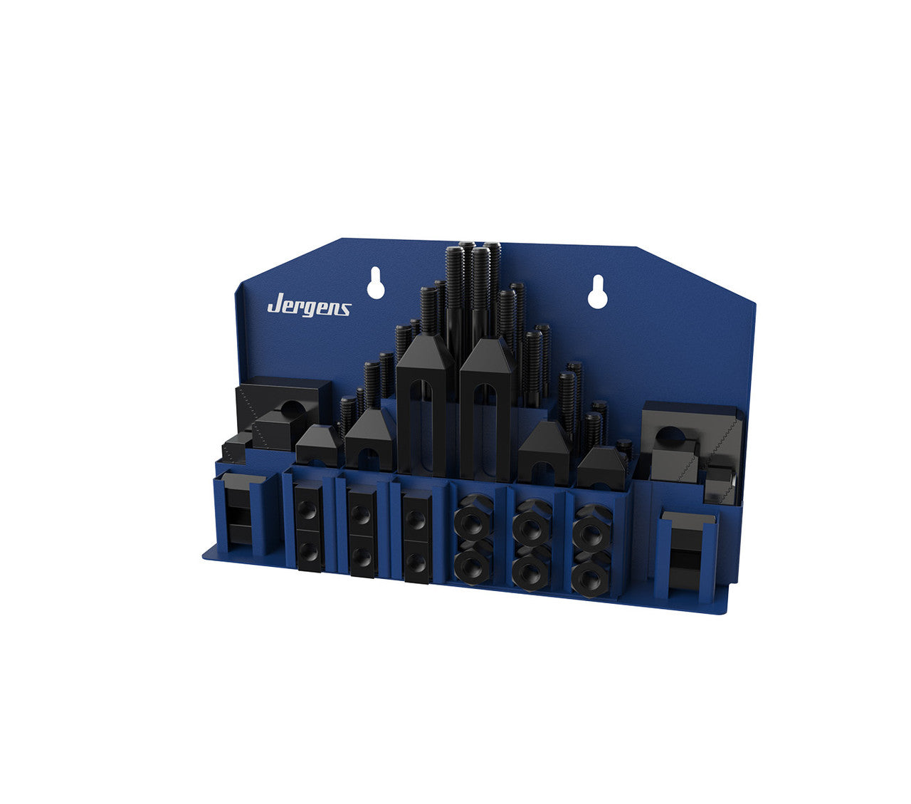 Jergens 60 Piece Set-Up Clamping Kit 5/8-11" Stud Thread x 11/16" Width Steel