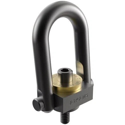Jergens Traditional Center-Pull Hoist Ring with Standard U-Bar 8,000 lbs 7/8"-9