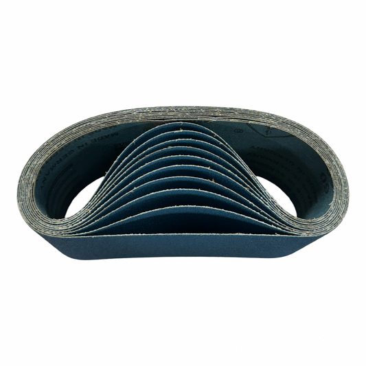 Klingspor 4" x 24" Abrasive Sanding Belts 60 Grit Zirconia Alumina 10 Pack