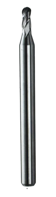 Kyocera 1.50mm Carbide Ball Nose End Mill 4 Flute TA Coated