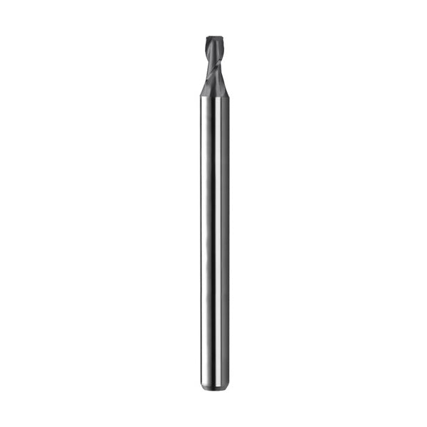 Kyocera 1.90mm Carbide End Mill 2 Flute TA Coating 30 Deg Helix