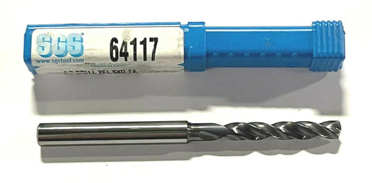 Kyocera 3.7mm Solid Carbide Drill 5xD TA Coating 145Â° Point Angle 2 Flute USA