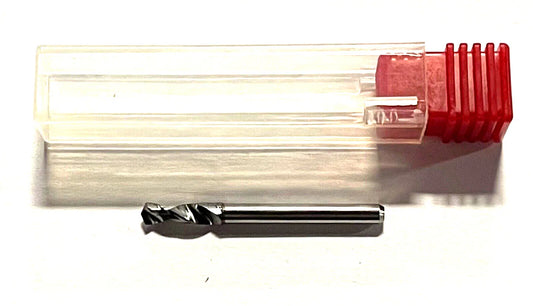 Kyocera 0.1378" Solid Carbide Drill 1/8" Shank 2 Flute 130°