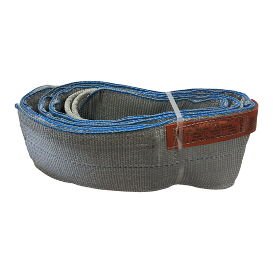Lift-All Tuff-Edge Web Sling, Eye/Eye, 2-Ply, 6 in. Width, 10ft Long, Vertical Cap. 16,500 lbs