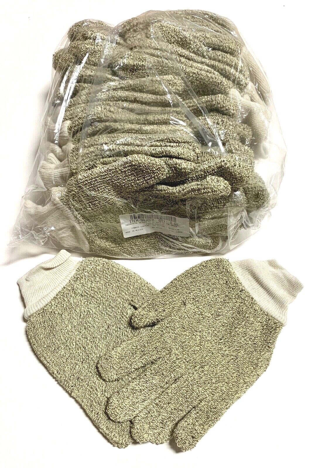 MCR Safety Gloves Terrycloth Cotton Blended Glove Large 12 Pair 9430KM