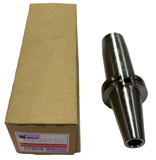 MST CT40-SLK12-135F CAT40 Master Holder Type 12 for Shrink Collets up to 12mm