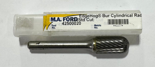 M.A. Ford 1/2" x 1" x 3" Carbide Burr Cylindrical Radius End SC-5 1/4" Shank USA
