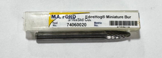 M.A. Ford 3/16" Carbide Burr SF-81 Tree Shape Radius End USA Made
