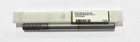 M.A. Ford 5/16" Carbide End Mill 6 Flute .045" Radius ALtima Coated USA