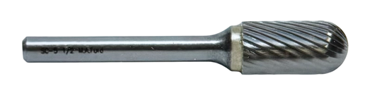 M.A. Ford 5/32" Miniature Carbide Burr SC-52 Cylindrical Radius End Single Cut