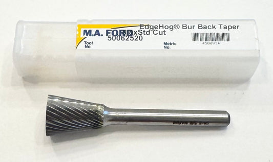 M.A. Ford 5/8" Carbide Burr SN-6 Back Taper Inverted Cone Single Cut