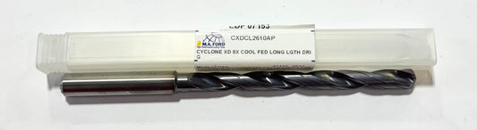 M.A. Ford Letter G Solid Carbide Drill 8xD Coolant Fed Altima Blaze Double Margin