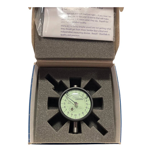 Mahr Federal Dial Indicator 0.050" Total Range 0-20 Dial Reading AGD 2 Style