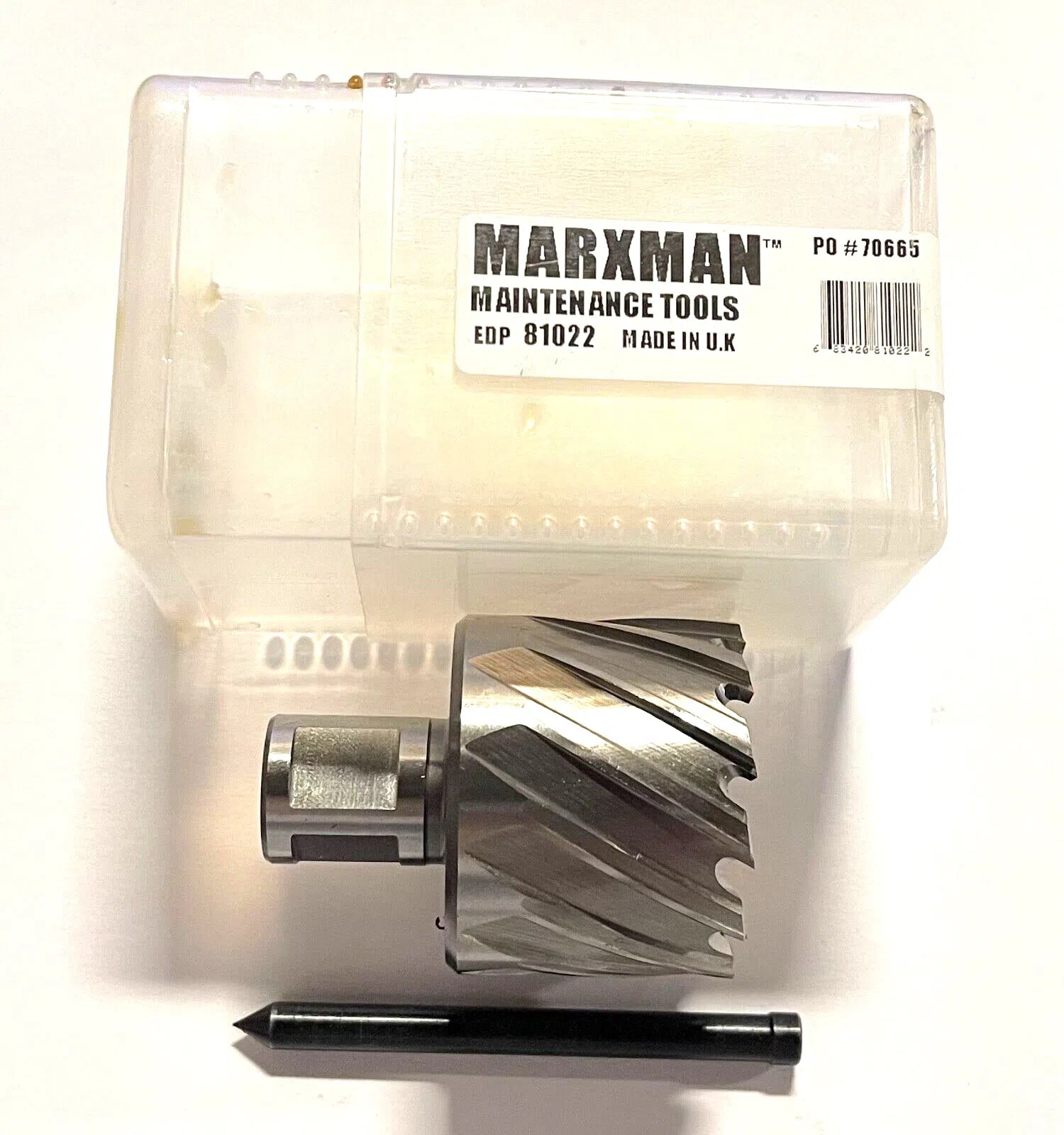 Marxman 1-13/16" Cobalt Mag-Drill 1" Depth Of Cut with Ejector Pin Made in UK