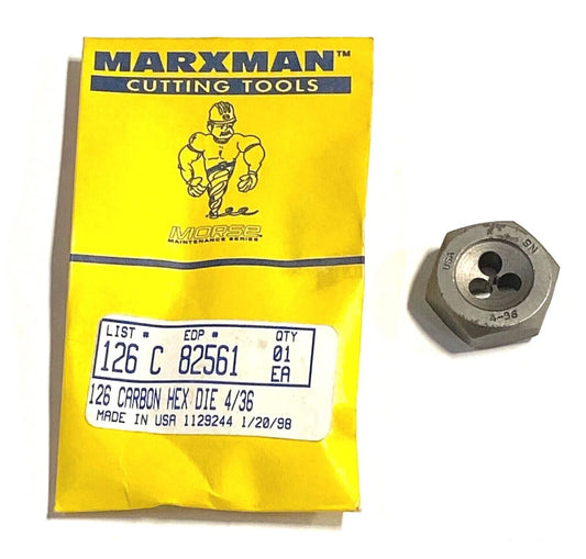 Marxman 4-36 Hexagon Rethreading Die USA Made 82561