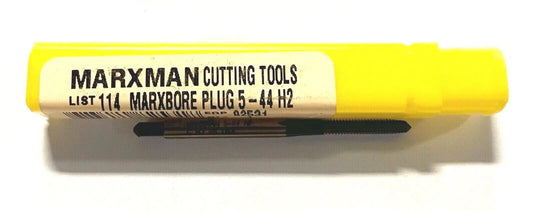 Marxman 5-44 Tap HSS Plug Tap Black & Gold Coated H2 3FL General Purpose USA