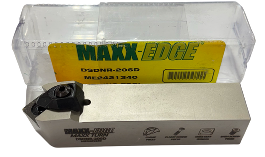 Maxx-Edge DSDNR-206D Indexable Turning Tool Holder