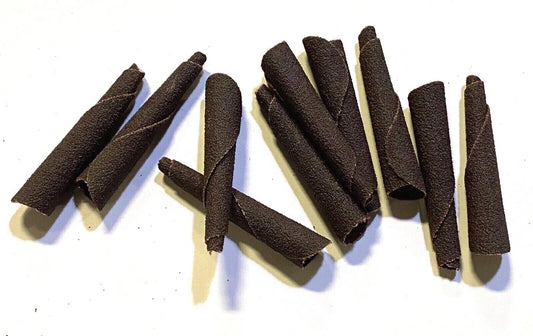 Merit 5/16" x 1-1/2" Cone Point 100 Grit Aluminum Oxide Taper Cone Points 10 PK