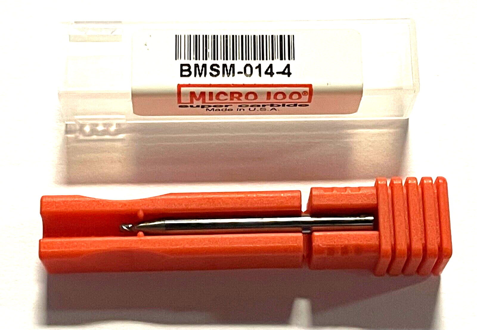 Micro 100 1.4mm Carbide Ball Nose Miniature End Mill 4 Flute USA Made