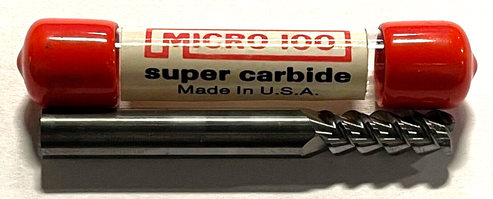 Micro 100 9/32" Carbide End Mill High Performance 3 Flute 60Â° Helix USA Made