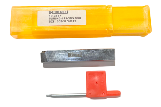 Micro 100 SCBCR0808F2 Indexable Turning & Facing Tool Holer 1/2" Square Shank