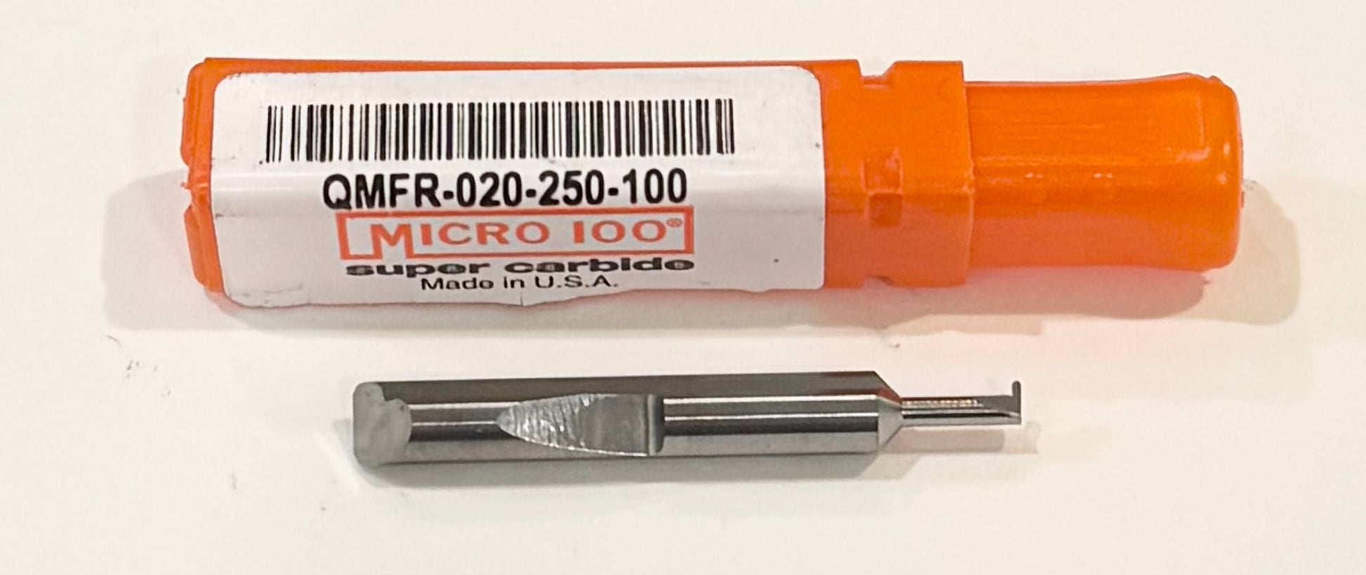 Micro 100 Solid Carbide Quick Change Grooving Tool Full Radius 2.8mm Min Bore 1/4" Max