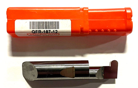 Micro 100 Solid Carbide Radius Grooving Tool 1/2" Shank x 3" Overall USA Made