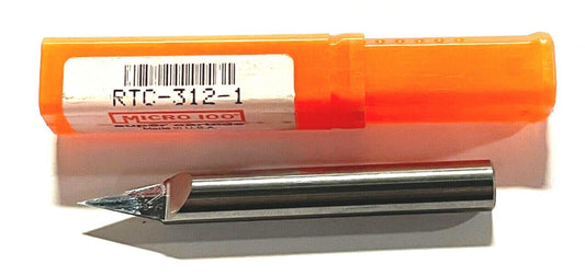 Micro 100 Solid Carbide Split Engraving Blank 5/16" x 1/2" x 2-1/2" 30Â° Point