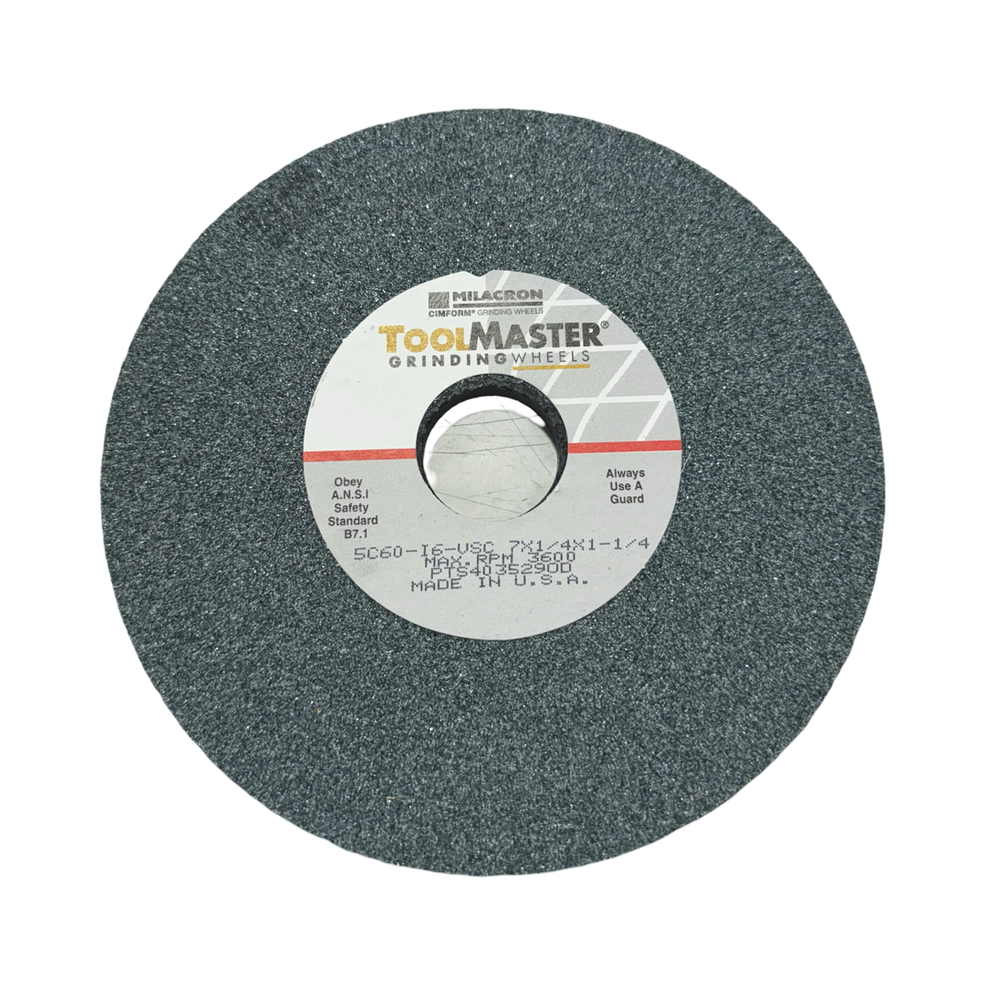 Milacron 7" x 1/4" x 1-1/4" Grinding Wheel 5C60-I6-VSC