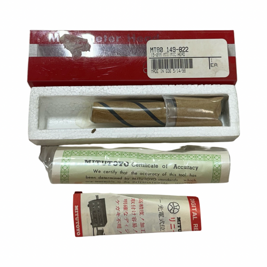 Mituotyo 15-0mm Micrometer Head Small Size Carbide Spindle 149-822