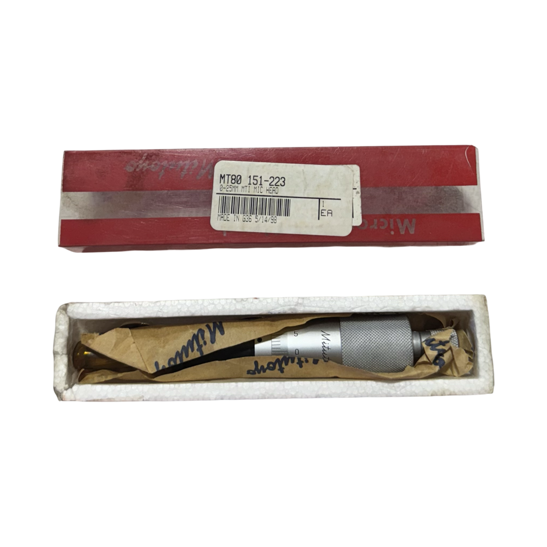 Mitutoyo 0-25mm Mic Head Common Type Middle Size 151-223