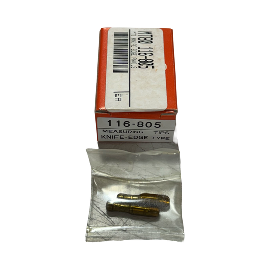 Mitutoyo Knife-Edge Anvil Tip for Pana Micrometers 116-805
