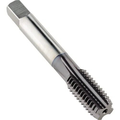 Morse 10-32 Tap HSS-PM Straight Flute H3 Semi-Bottoming Tap 4FL TiAlN