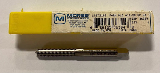 Morse 12-28 Tap Thread Forming Plug Tap HSS H6 USA Made 36304