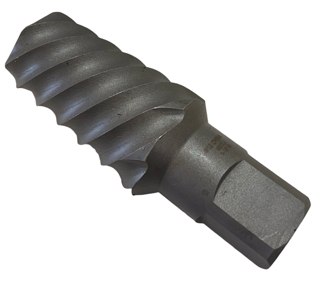 Morse #12 Screw Extractor, 1-15/16" Drill Size, for Removing 3" to 3-1/2", 2" Pipe