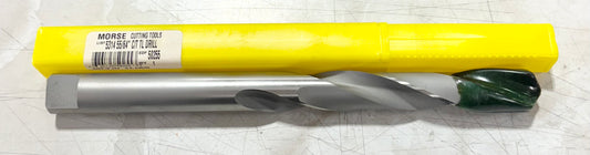 Morse 55/64" Carbide Tipped Drill Bit Taper Length USA Made
