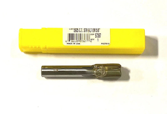 Morse 5/8" Carbide Tipped End Mill 4 Flute High Speed Steel Straight Flute USA