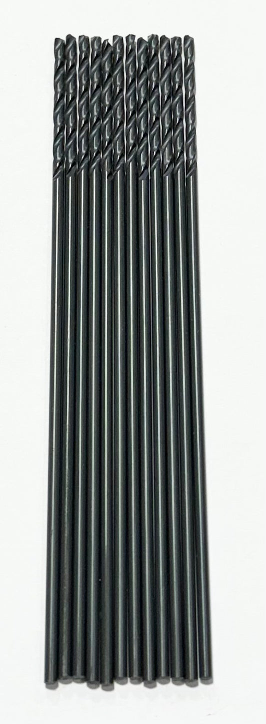 Morse 7/64" x 6" HSS Aircraft Extension Drill Black Oxide 12 Pack