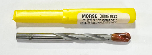 Morse Letter K Carbide Tipped Drill Bit Jobber Length USA Made