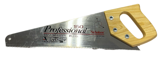 Nicholson 15" Professional Hand Saw 8 Point NS1504