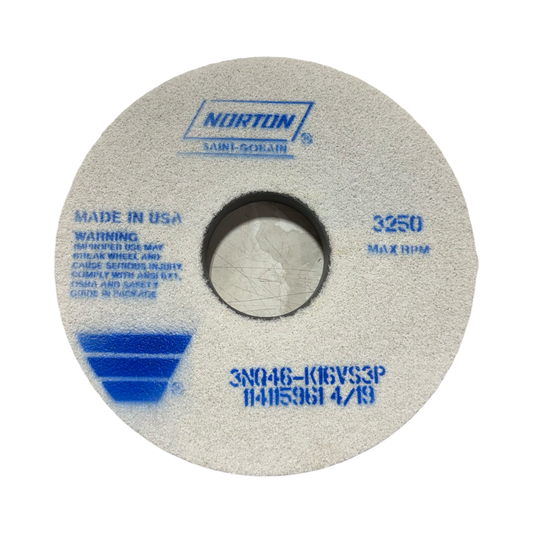 Norton 10" X 1" X 3" Grinding Wheel 3NQ46-K16VS3P USA Made