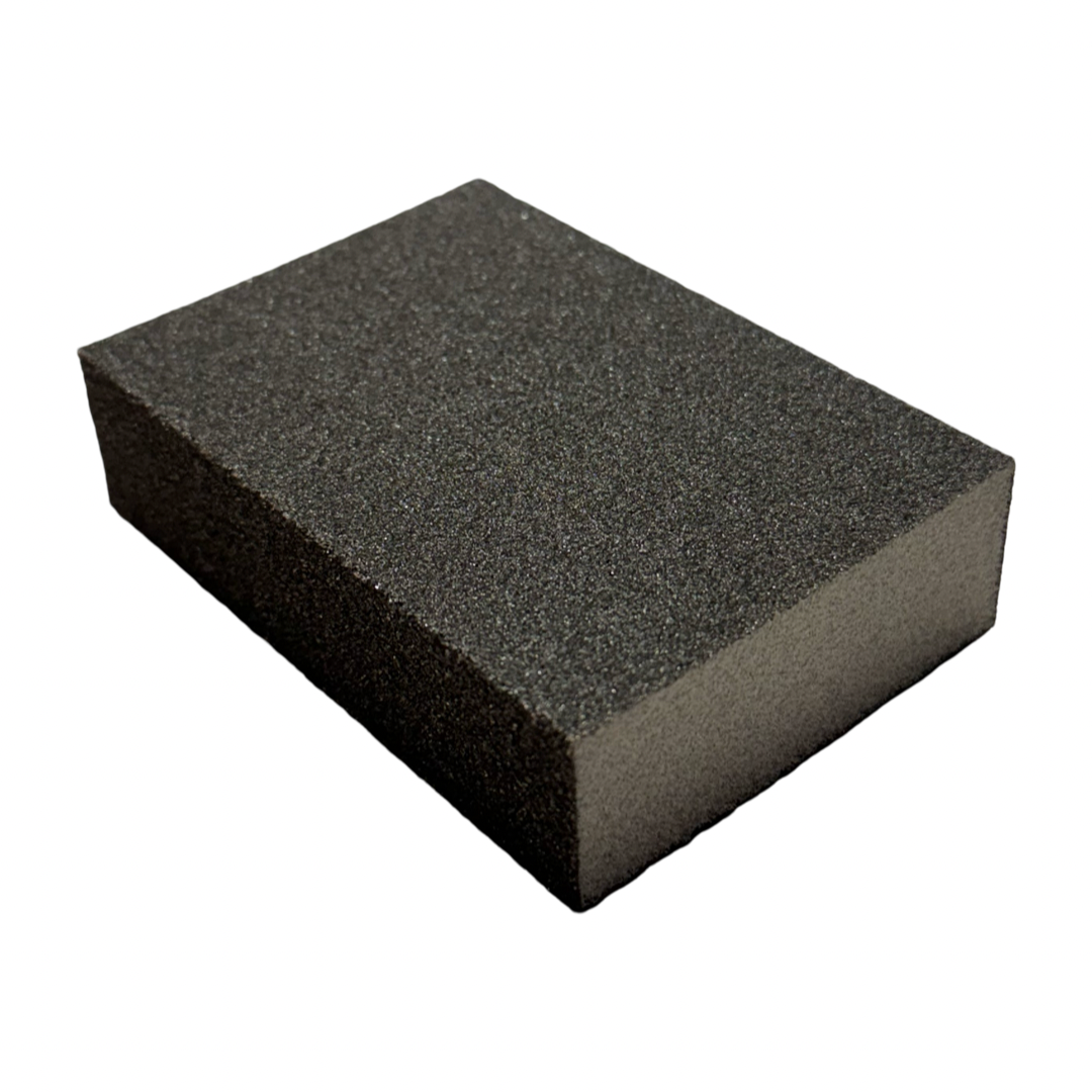 Norton 2-3/4" x 4" x 1" Sanding Sponge Aluminum Oxide Fine Medium 10 Pack