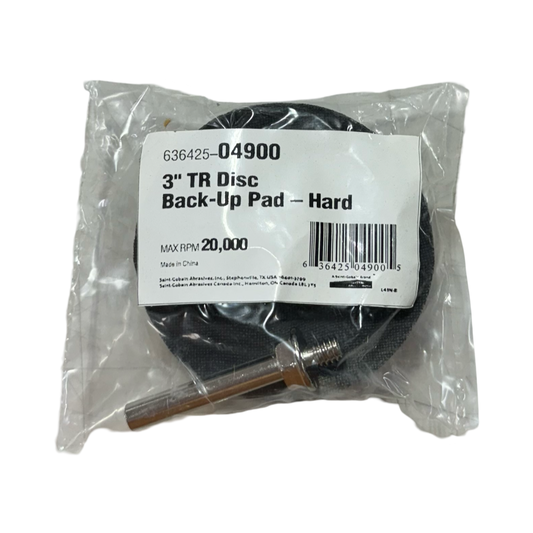 Norton 3" TR Disc Back-Up Pad Hard 63642504900