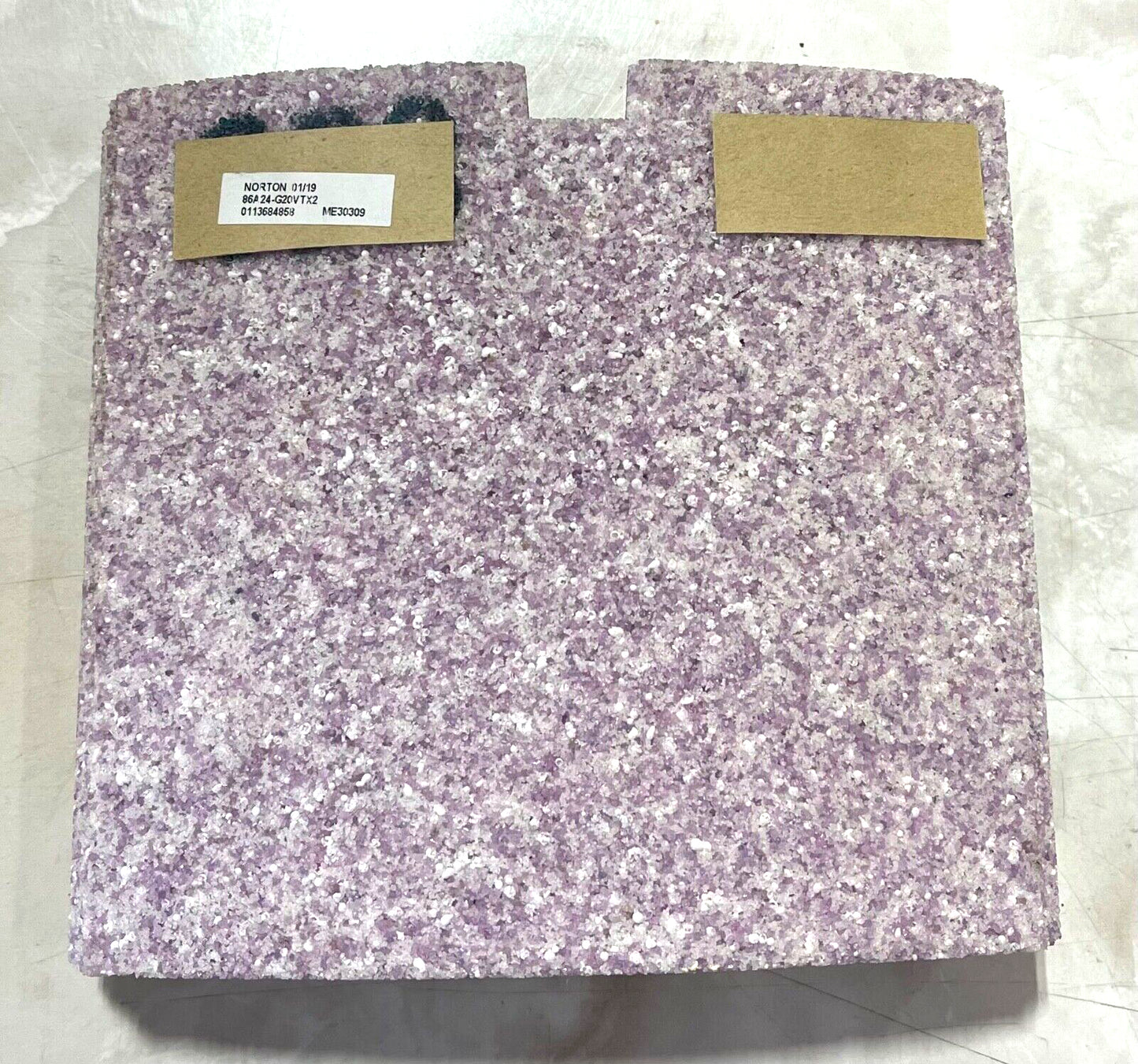 Norton 6" X 6-13/16" X 1-1/2" Vitrium3 Surface Grinding Segments Type 31