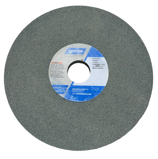 Norton 8" x 1/2" x 1-1/4" Surface Grinding Wheel 39C80-I8VK
